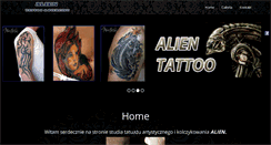 Desktop Screenshot of alientattoo.pl