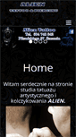 Mobile Screenshot of alientattoo.pl